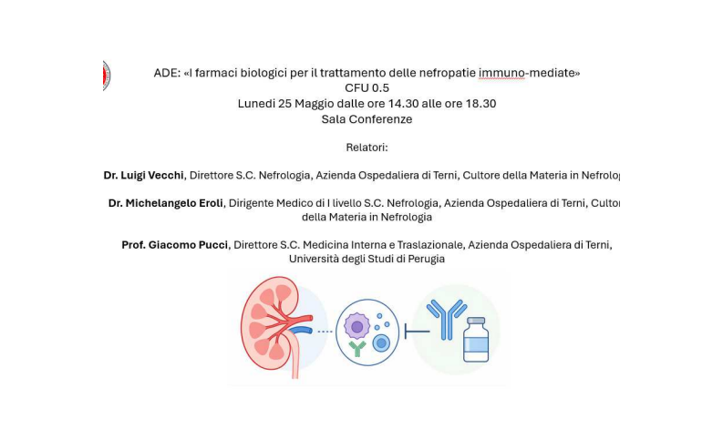 I farmaci biologici per il trattamento delle nefropatie immuno-mediate