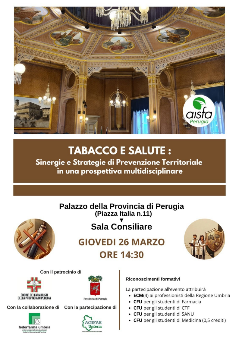 Tabacco e salute: Sinergie e Strategie di Prevenzione Territoriale