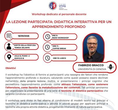 Workshop per il personale docente