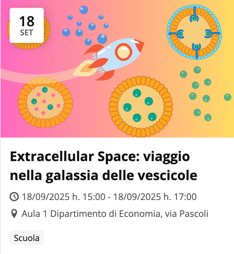 Extracellular Space: viaggio nella galassia delle vescicole