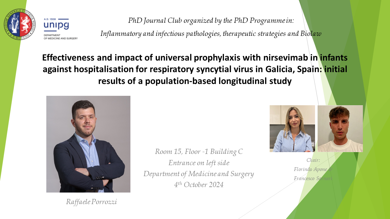 Effectiveness and impact of universal prophylaxis with nirsevimab in infants against hospitalisation for respiratory syncytial virus in Galicia, Spain: initial results of a population-based longitudinal study