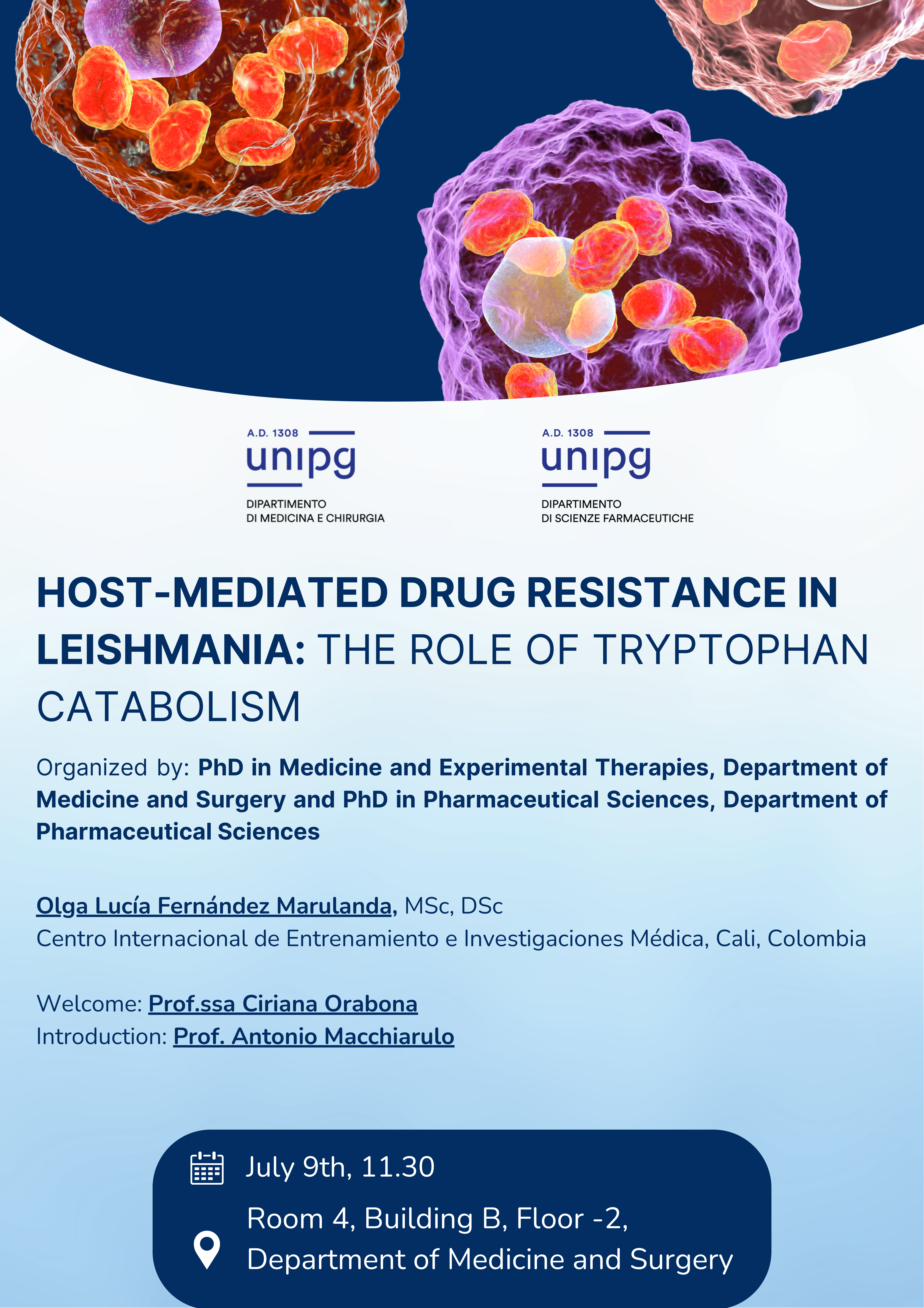 HOST-MEDIATED DRUG RESISTANCE IN LEISHMANIA: THE ROLE OF TRYPTOPHAN CATABOLISM