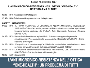 L’ANTIMICROBICO-RESISTENZA NELL’ OTTICA “ONE-HEALTH”: UN PROBLEMA DI TUTTI